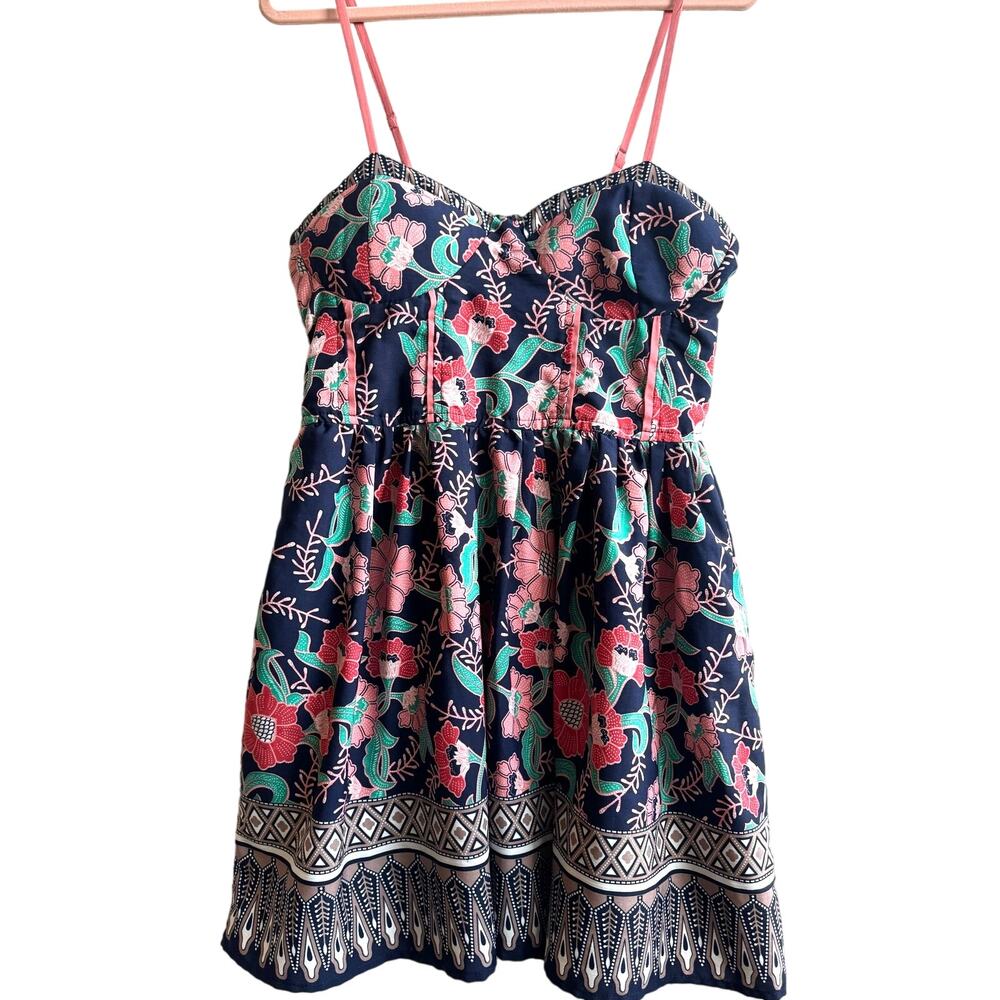 Band of Gypsies Dress Large Adjustable Straps NWOT Floral Pattern with Pockets!